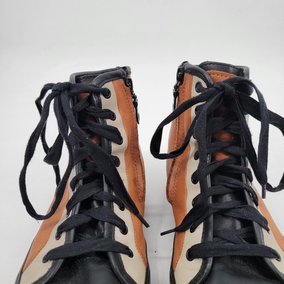 Camper Portol Boot Sneaker Hybrid EU 40 US 9 Tan Black Leather Neutral Shoes - Picture 5 of 16